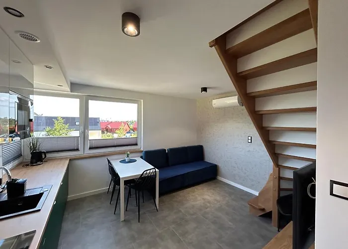 Apartamenty W Sam Las By Klif Ustka- Apartament Dwupoziomy Z Klimatyzacja Ul Poswiatowskiej 42